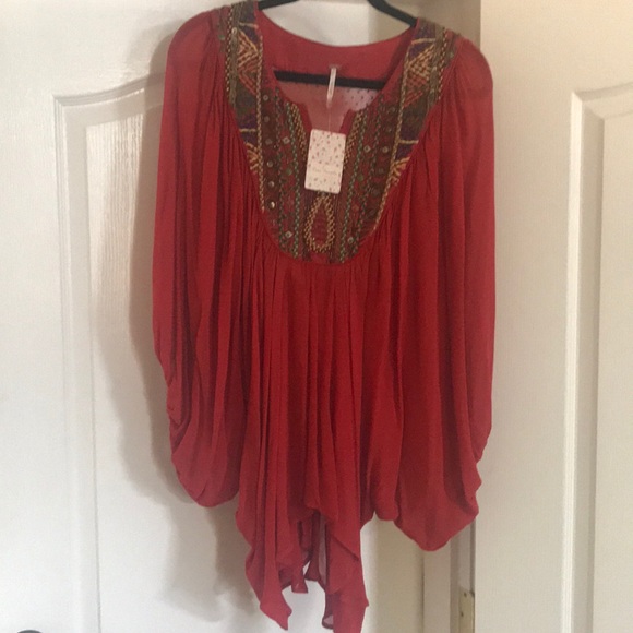 Free People Tops - Free People BNWT Embroidered Too